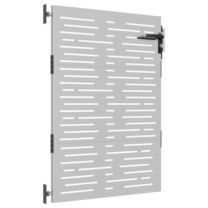 Poartă pentru grădină, 85x125 cm, oțel corten, dreptunghiuri - WALTI WALTI