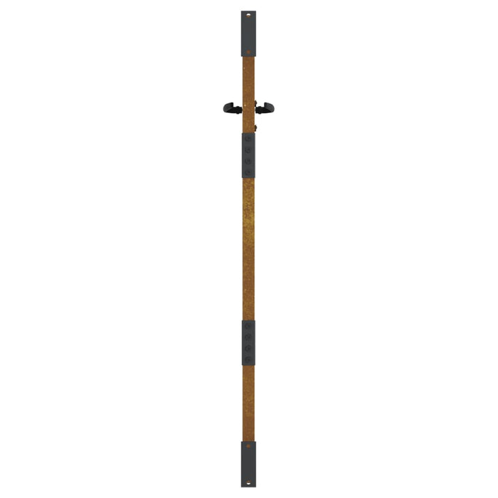 Poartă pentru grădină, 85x125 cm, oțel corten, dreptunghiuri - WALTI WALTI