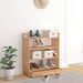 Suport de pantofi cu sertar, 70x27x81 cm, lemn masiv de nuc - WALTI WALTI