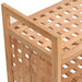 Suport de pantofi cu sertar, 70x27x81 cm, lemn masiv de nuc - WALTI WALTI