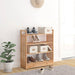 Suport de pantofi cu sertar, 70x27x81 cm, lemn masiv de nuc - WALTI WALTI