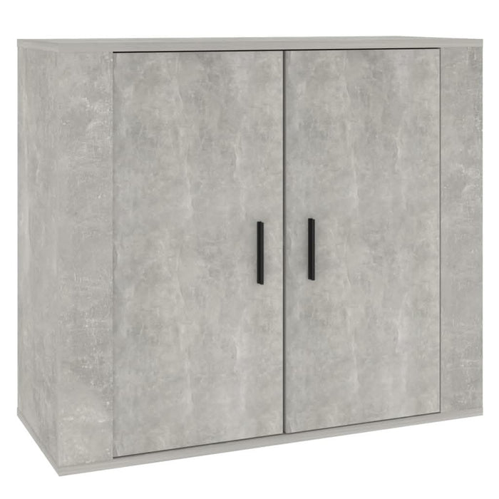 Servantă, gri beton, 80x33x70 cm, lemn prelucrat - WALTI WALTI