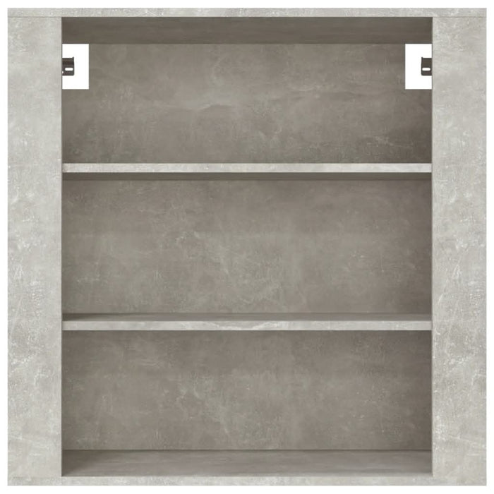 Dulap de perete, gri beton, 80x33x80 cm, lemn prelucrat - WALTI WALTI