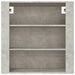 Dulap de perete, gri beton, 80x33x80 cm, lemn prelucrat - WALTI WALTI