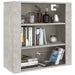 Dulap de perete, gri beton, 80x33x80 cm, lemn prelucrat - WALTI WALTI