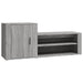 Pantofar, gri sonoma, 130x35x54 cm, lemn compozit - WALTI WALTI