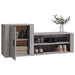 Pantofar, gri sonoma, 130x35x54 cm, lemn compozit - WALTI WALTI