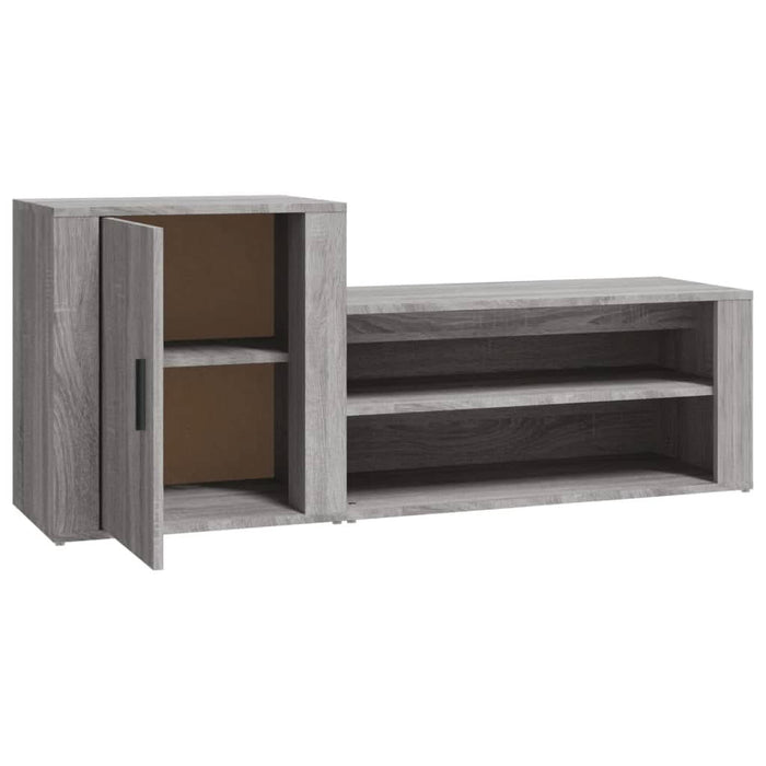 Pantofar, gri sonoma, 130x35x54 cm, lemn compozit - WALTI WALTI