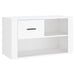 Pantofar, alb, 80x35x45 cm, lemn compozit - WALTI WALTI