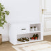 Pantofar, alb, 80x35x45 cm, lemn compozit - WALTI WALTI