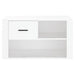 Pantofar, alb, 80x35x45 cm, lemn compozit - WALTI WALTI