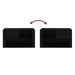 Pantofar, negru, 80x35x45 cm, lemn compozit - WALTI WALTI
