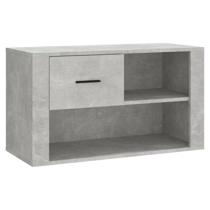 Pantofar, gri beton, 80x35x45 cm, lemn prelucrat - WALTI WALTI