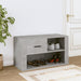 Pantofar, gri beton, 80x35x45 cm, lemn prelucrat - WALTI WALTI