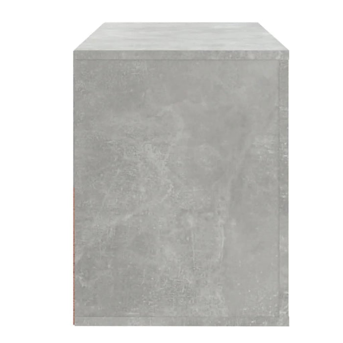 Pantofar, gri beton, 80x35x45 cm, lemn prelucrat - WALTI WALTI