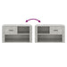 Pantofar, gri beton, 80x35x45 cm, lemn prelucrat - WALTI WALTI