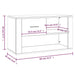 Pantofar, gri sonoma, 80x35x45 cm, lemn prelucrat - WALTI WALTI