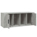 Comodă TV, gri beton, 100x35x40 cm, lemn prelucrat - WALTI WALTI