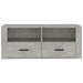 Comodă TV, gri beton, 100x35x40 cm, lemn prelucrat - WALTI WALTI