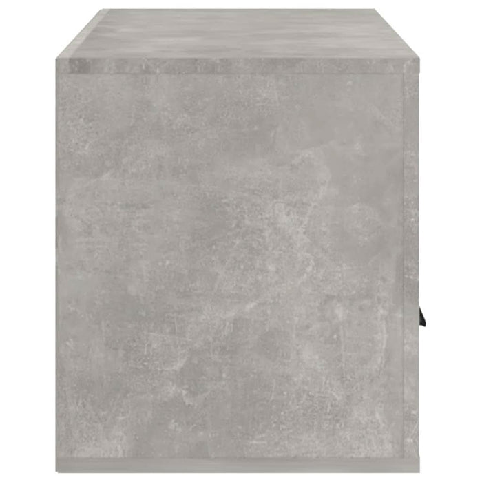 Comodă TV, gri beton, 100x35x40 cm, lemn prelucrat - WALTI WALTI