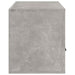 Comodă TV, gri beton, 100x35x40 cm, lemn prelucrat - WALTI WALTI
