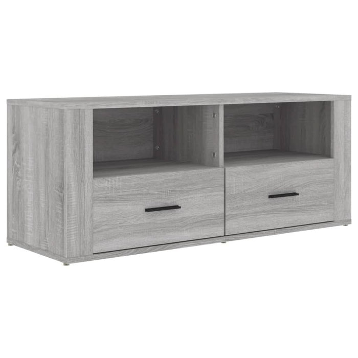 Comodă TV, gri sonoma, 100x35x40 cm, lemn prelucrat - WALTI WALTI