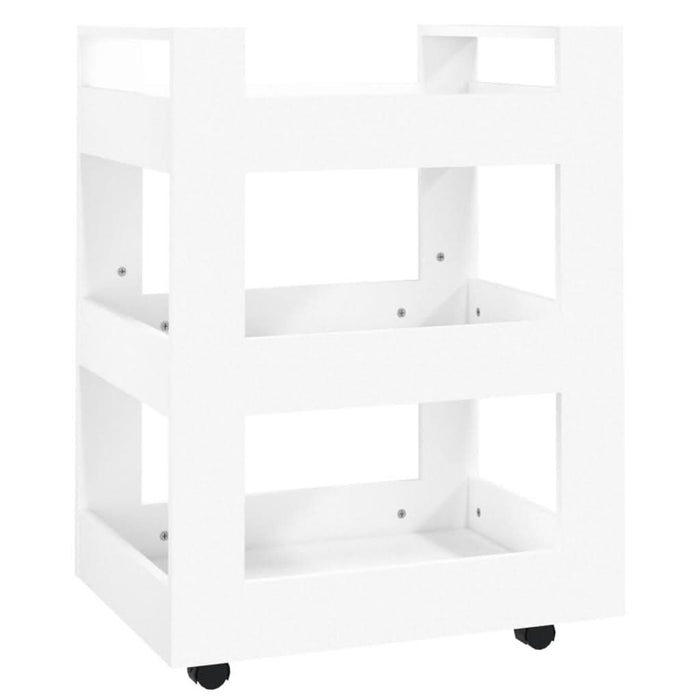 Cărucior de birou, alb, 60x45x80 cm, lemn prelucrat - WALTI WALTI