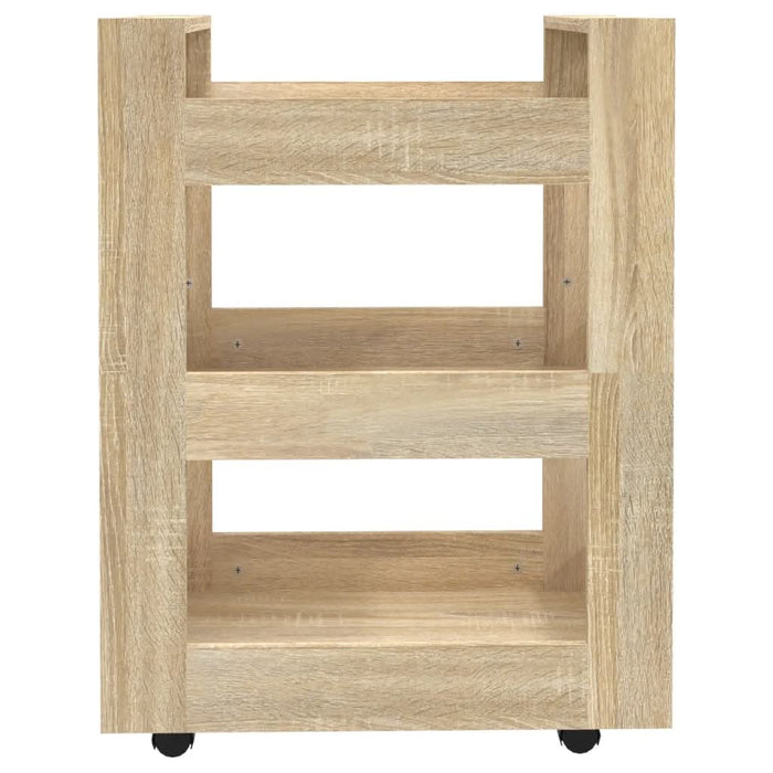 Cărucior de bucătărie stejar sonoma 60x45x80 cm lemn prelucrat - WALTI WALTI