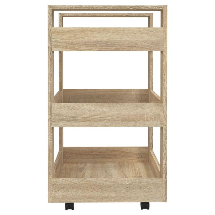 Cărucior de bucătărie stejar sonoma 60x45x80 cm lemn prelucrat - WALTI WALTI