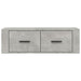 Dulap TV suspendat, gri beton, 80x36x25 cm, lemn compozit - WALTI WALTI