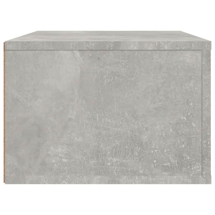 Dulap TV suspendat, gri beton, 80x36x25 cm, lemn compozit - WALTI WALTI
