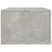 Dulap TV suspendat, gri beton, 80x36x25 cm, lemn compozit - WALTI WALTI