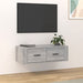 Dulap TV suspendat, gri sonoma, 80x36x25 cm, lemn prelucrat - WALTI WALTI