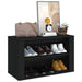 Suport pantofi, negru, 75x35x45 cm, lemn prelucrat - WALTI WALTI