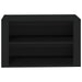 Suport pantofi, negru, 75x35x45 cm, lemn prelucrat - WALTI WALTI