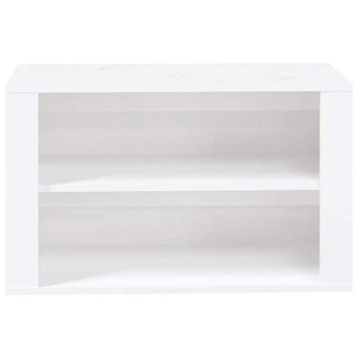 Suport pantofi, alb extralucios, 75x35x45 cm, lemn prelucrat - WALTI WALTI