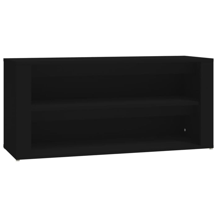 Suport pantofi, negru, 100x35x45 cm, lemn prelucrat - WALTI WALTI