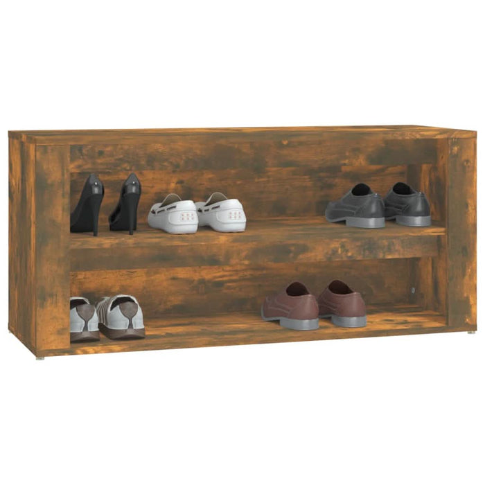 Pantofar, stejar fumuriu, 100x35x45 cm, lemn prelucrat - WALTI WALTI