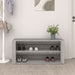 Pantofar, gri sonoma, 100x35x45 cm, lemn prelucrat - WALTI WALTI