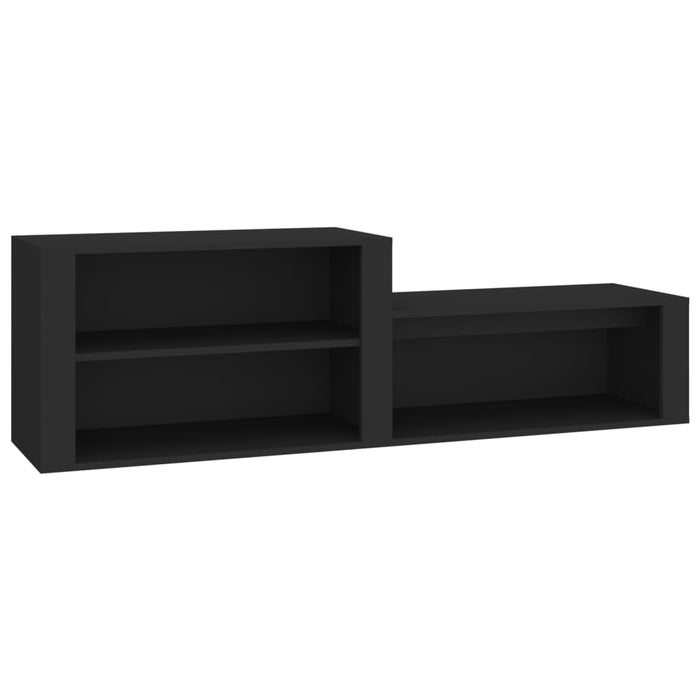 Pantofar, negru, 150x35x45 cm, lemn prelucrat - WALTI WALTI