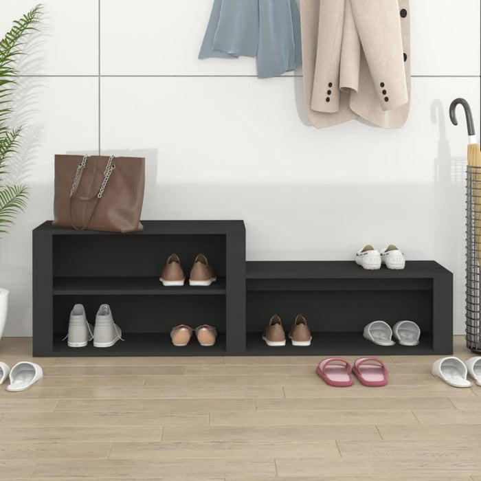 Pantofar, negru, 150x35x45 cm, lemn prelucrat - WALTI WALTI