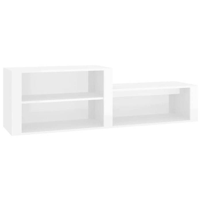 Pantofar, alb extralucios, 150x35x45 cm, lemn prelucrat - WALTI WALTI