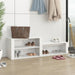 Pantofar, alb extralucios, 150x35x45 cm, lemn prelucrat - WALTI WALTI