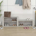Pantofar, gri beton, 150x35x45 cm, lemn prelucrat - WALTI WALTI