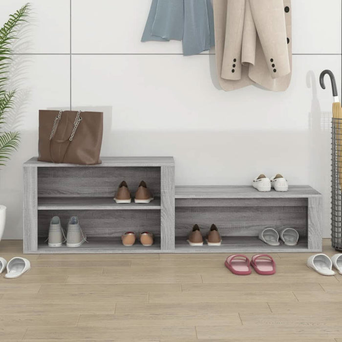 Pantofar, gri sonoma, 150x35x45 cm, lemn prelucrat - WALTI WALTI