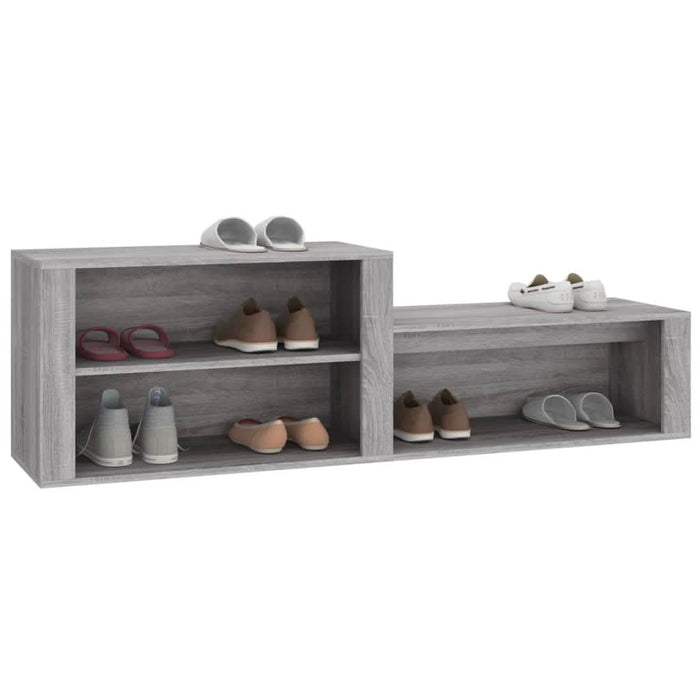Pantofar, gri sonoma, 150x35x45 cm, lemn prelucrat - WALTI WALTI