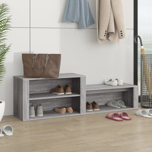 Pantofar, gri sonoma, 150x35x45 cm, lemn prelucrat - WALTI WALTI