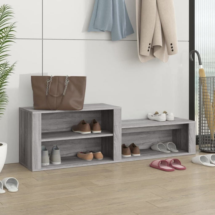 Pantofar, gri sonoma, 150x35x45 cm, lemn prelucrat - WALTI WALTI