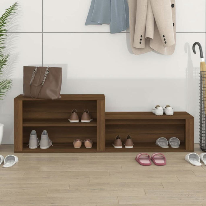 Pantofar, stejar maro, 150x35x45 cm, lemn compozit - WALTI WALTI