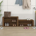 Pantofar, stejar maro, 150x35x45 cm, lemn compozit - WALTI WALTI
